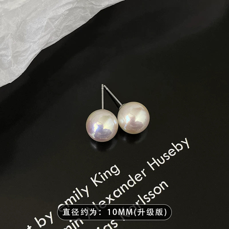 珍珠簡約耳釘