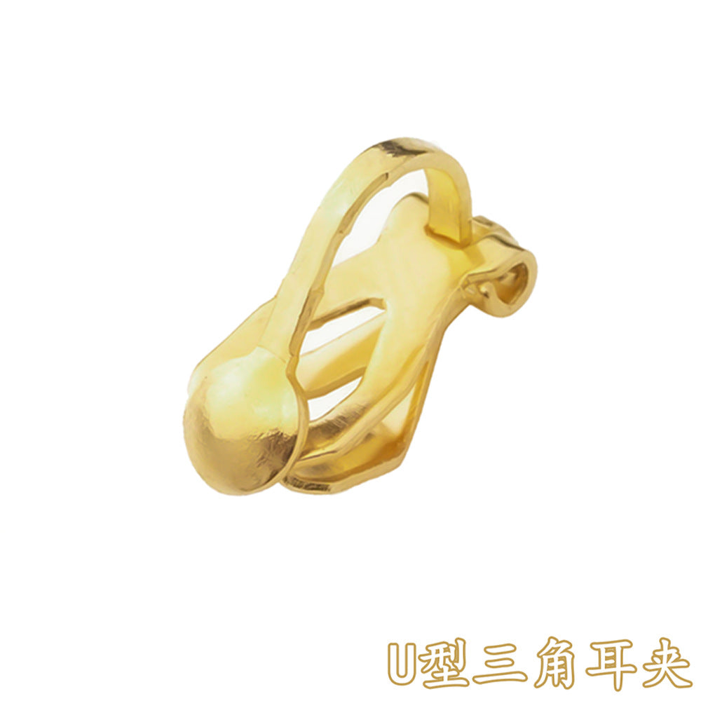 三角形免耳洞簡約耳夾－5#蝴蝶耳夾款細節3｜https://igowo.tw/
