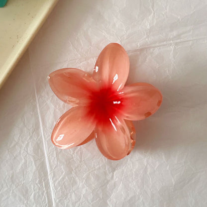 繽紛花朵鯊魚夾