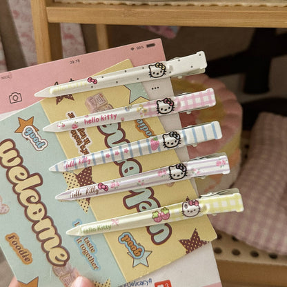 繽紛金屬貓咪水果髮夾－商品主圖｜https://igowo.tw/