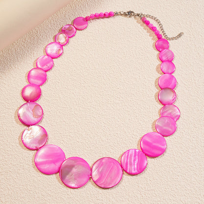琺瑯愛心鑲鑽墜飾項鍊－細節特寫57｜https://igowo.tw/