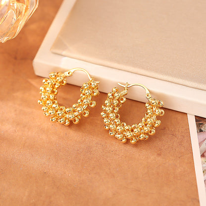 金屬簡約耳扣－銀色個性耳扣款實拍｜https://igowo.tw/