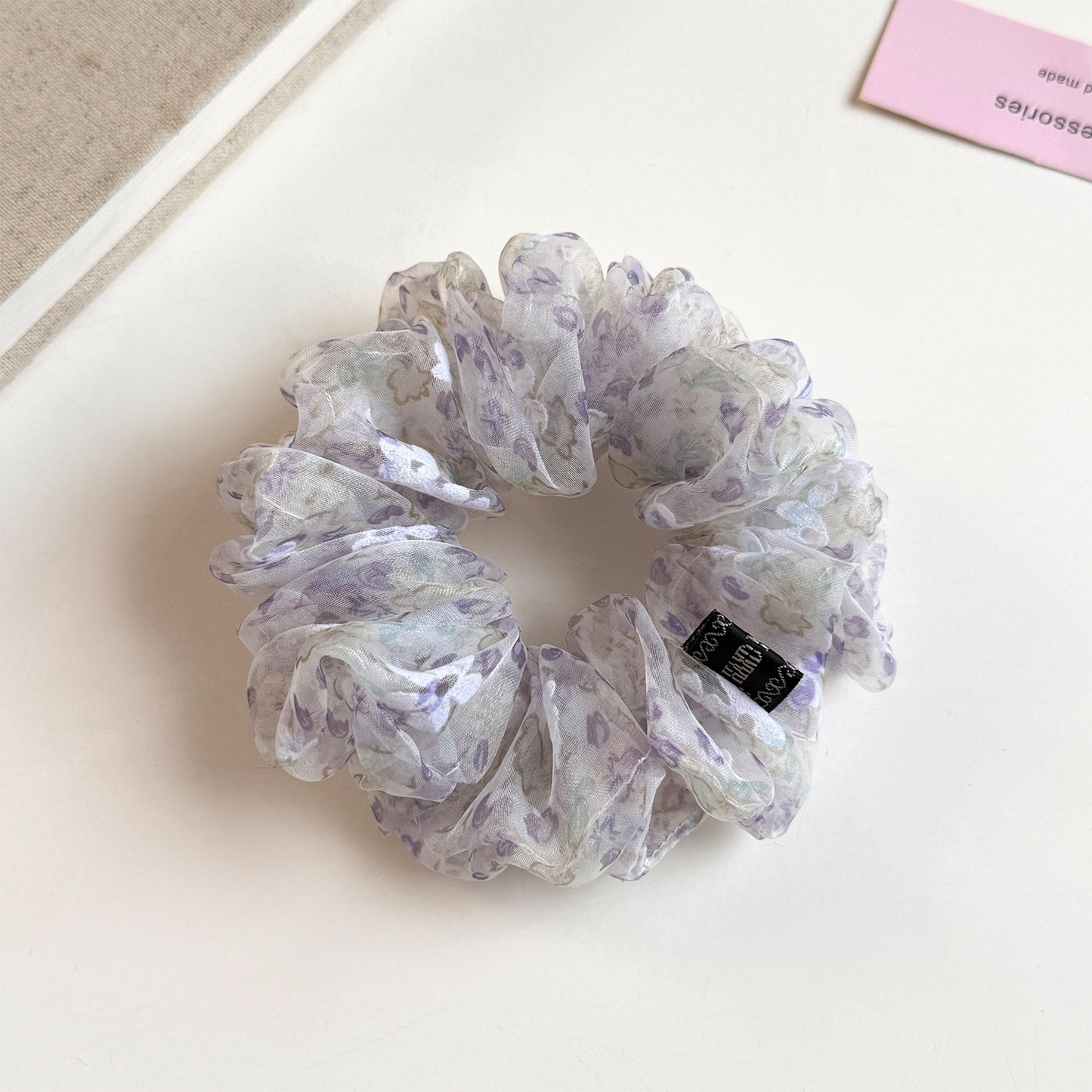 碎花簡約髮圈