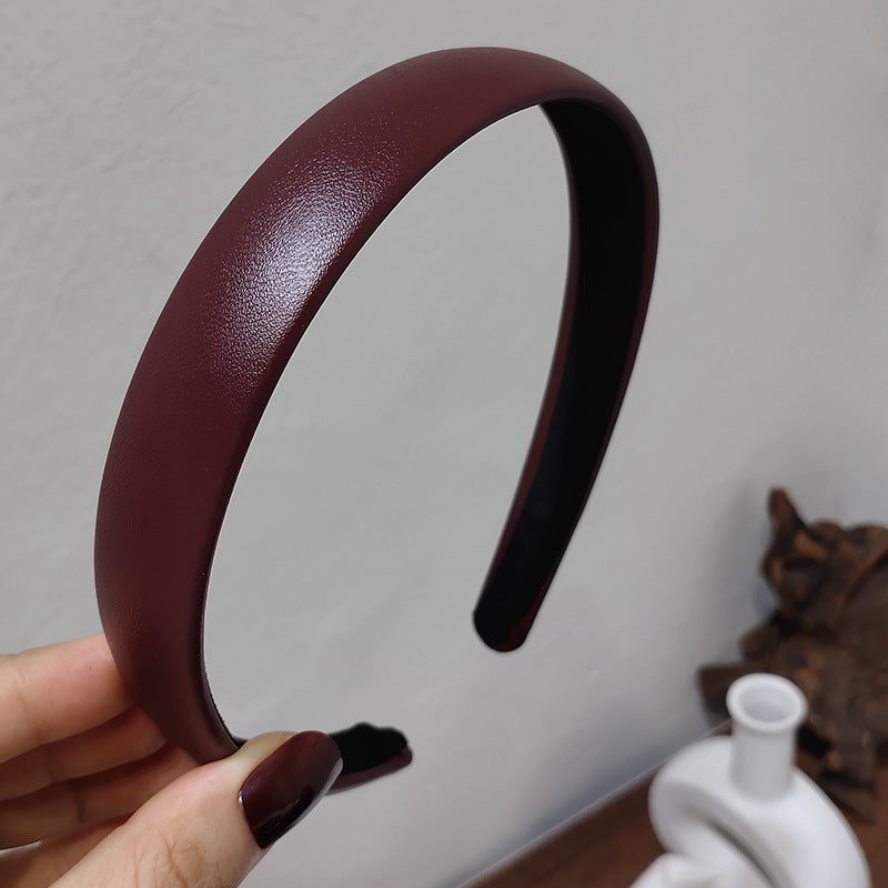 皮革復古髮箍