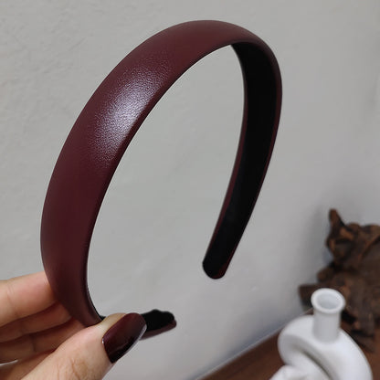 皮革復古髮箍