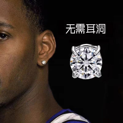 鋯石磁吸耳夾－細節特寫1｜https://igowo.tw/