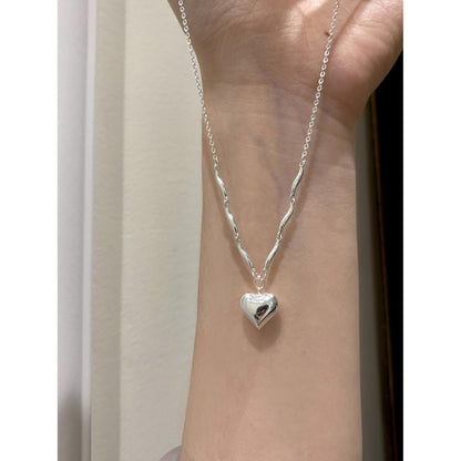 S925愛心簡約項鍊