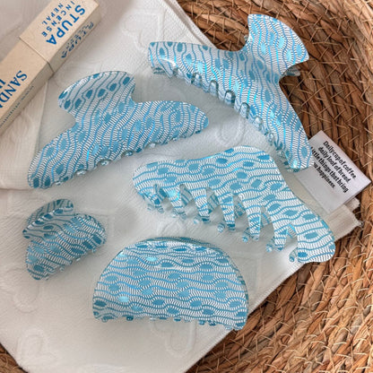 醋酸板材鯊魚夾－細節特寫1｜https://igowo.tw/