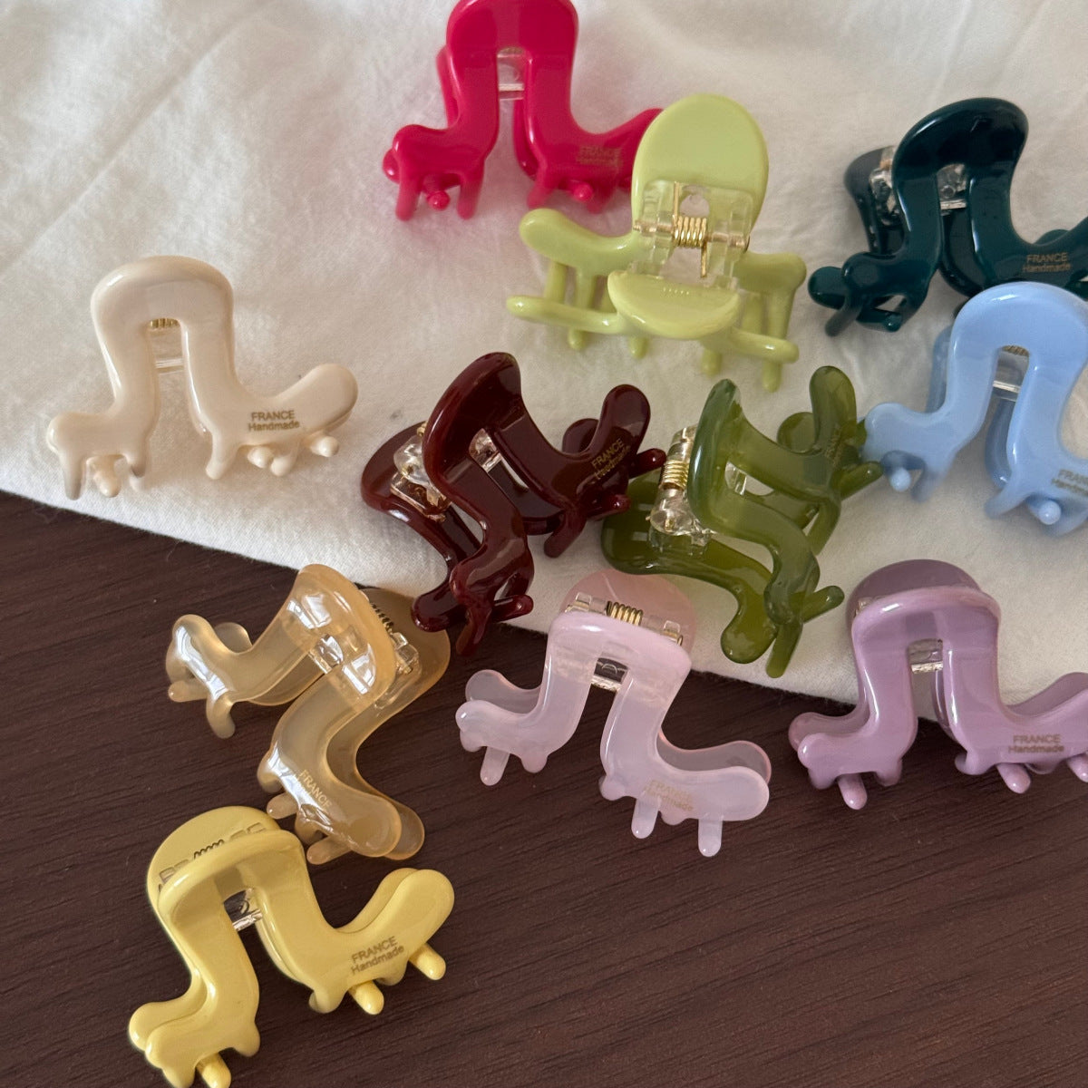 醋酸板材髮夾－細節特寫2｜https://igowo.tw/