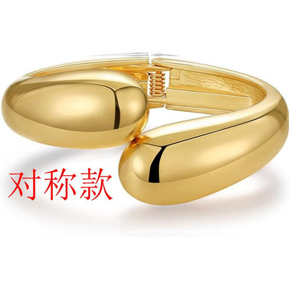 珍珠半開口手鐲