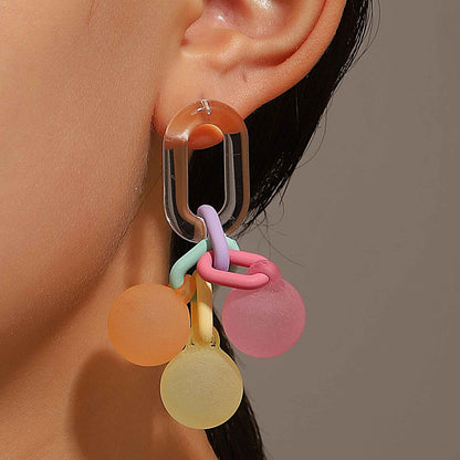 流蘇磨砂耳環－商品主圖｜https://igowo.tw/