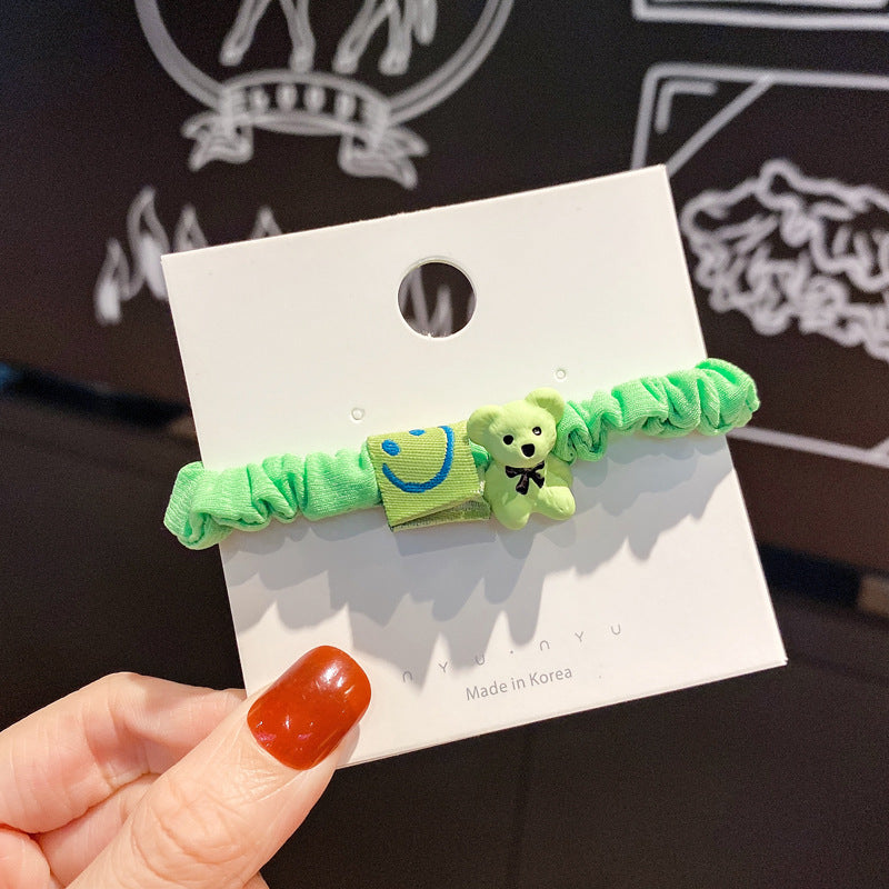 繽紛小熊笑臉髮圈