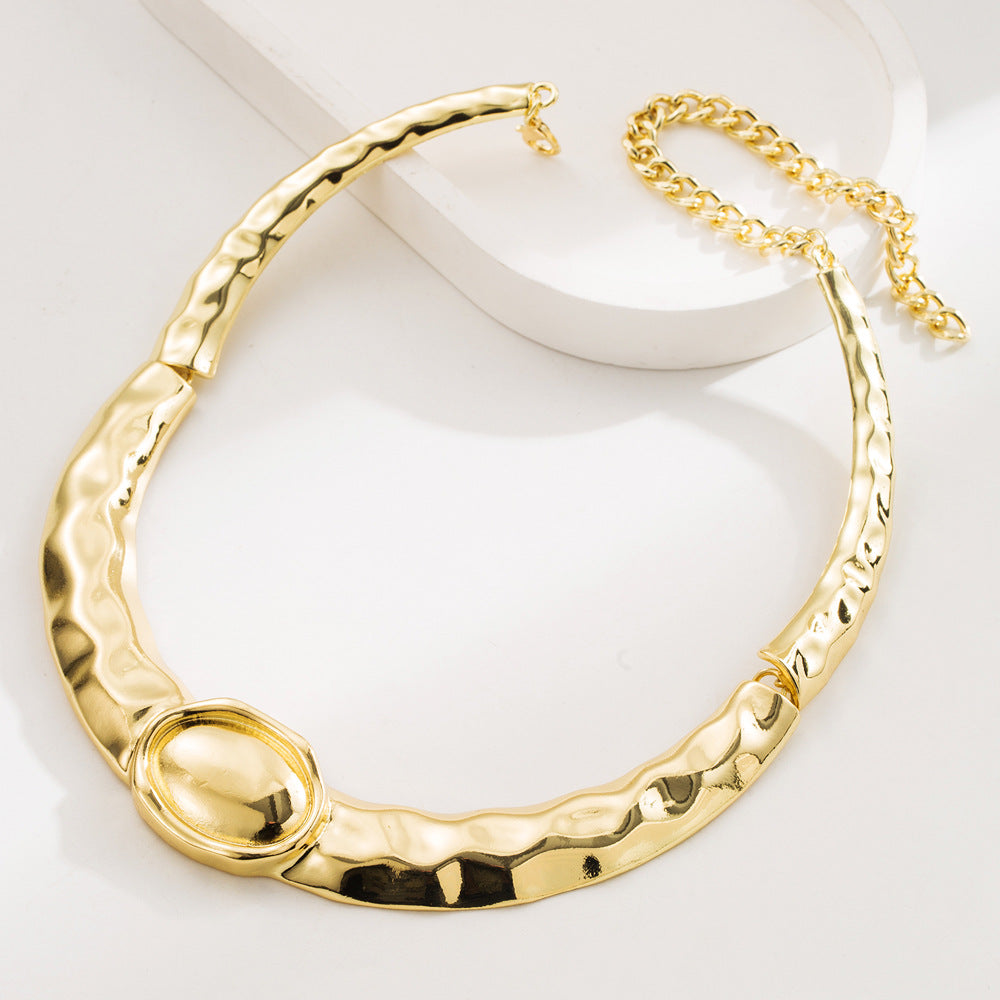 金屬不規則復古項鍊