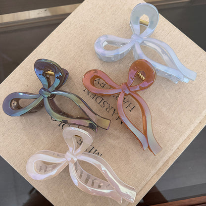 繽紛緞帶蝴蝶結鯊魚夾－商品主圖｜https://igowo.tw/
