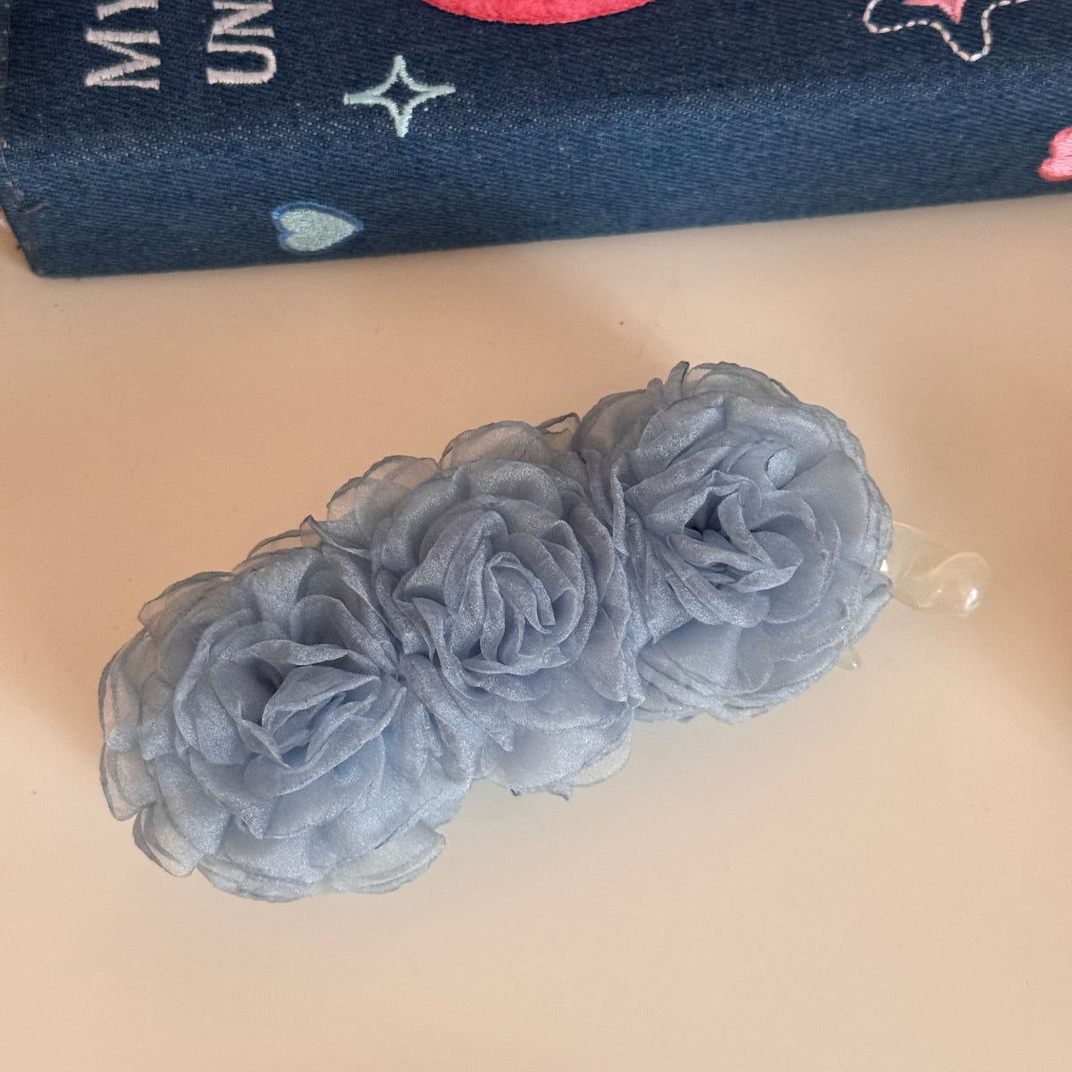 玫瑰簡約髮夾