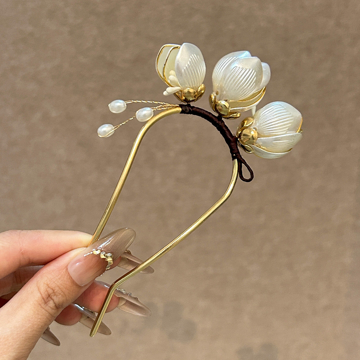 花朵復古髮簪