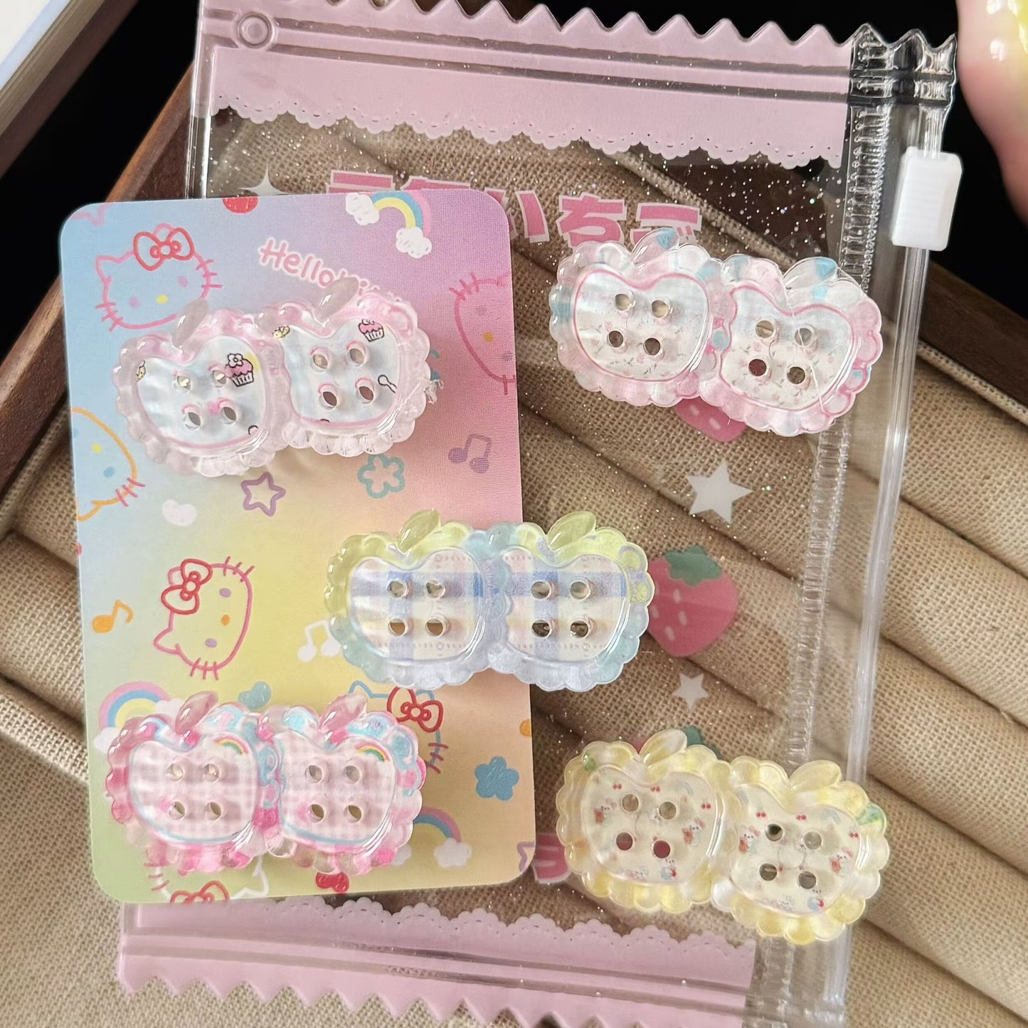 蘋果簡約髮夾－商品主圖｜https://igowo.tw/