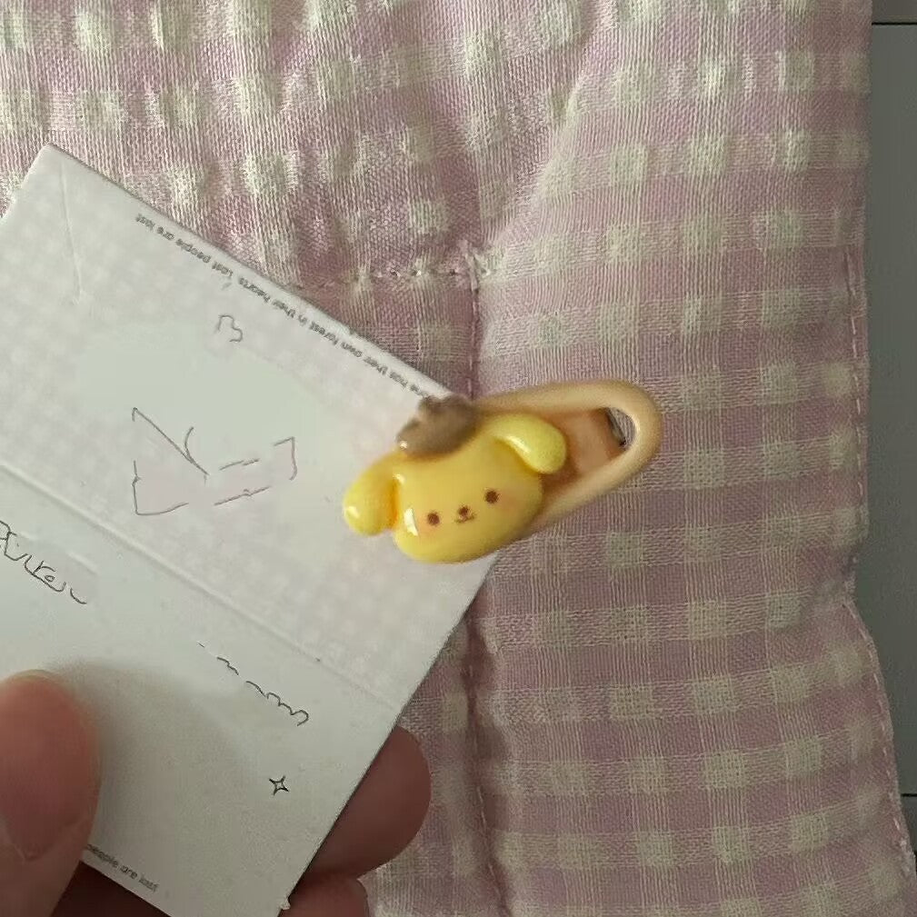 繽紛鈕扣髮夾
