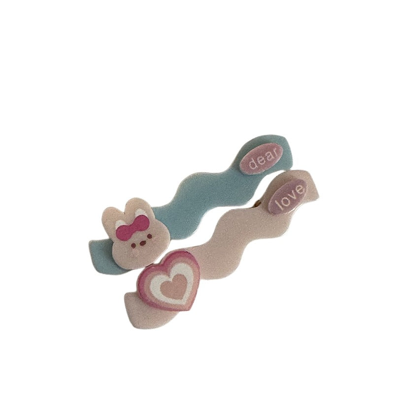 兔子小熊髮夾－細節特寫3｜https://igowo.tw/