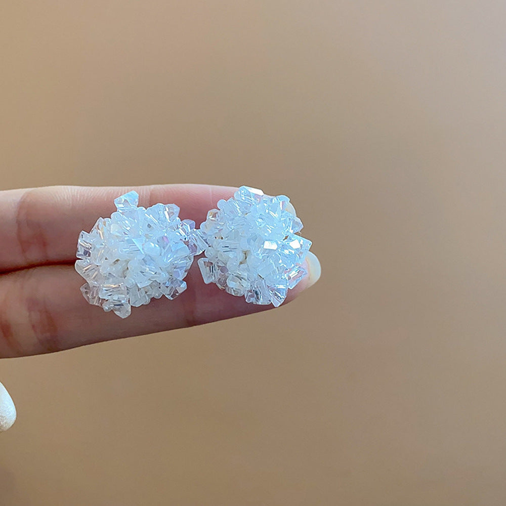 繽紛太陽花編織耳釘－細節特寫8｜https://igowo.tw/