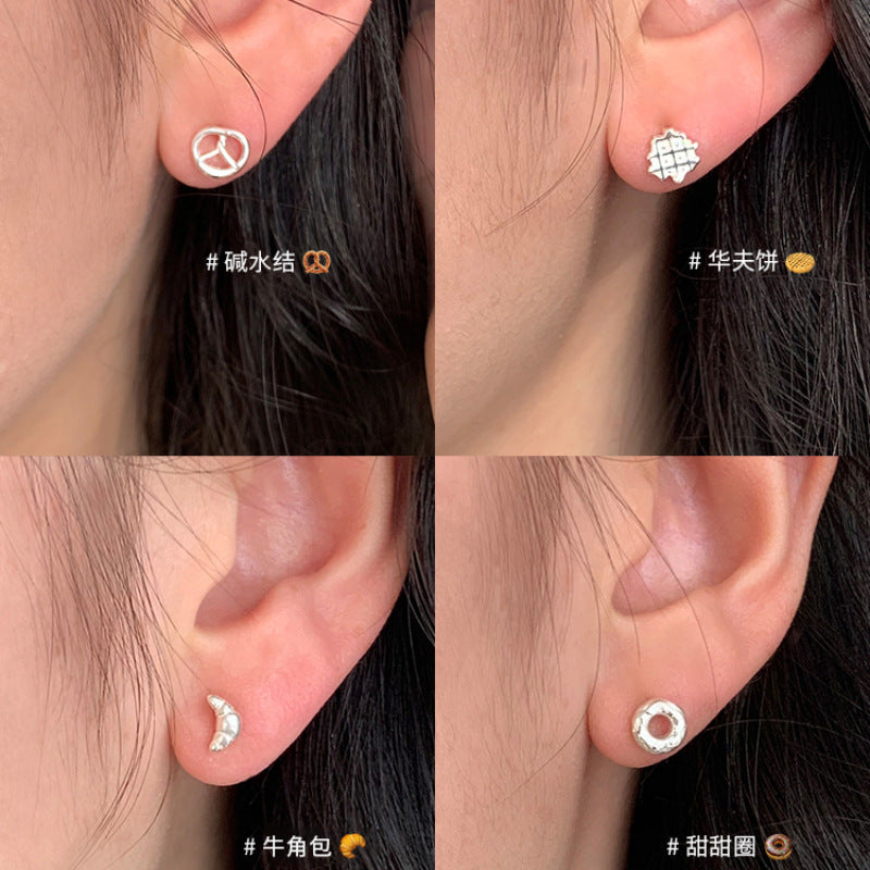 簡約經典耳釘－堿水結耳釘款細節｜https://igowo.tw/