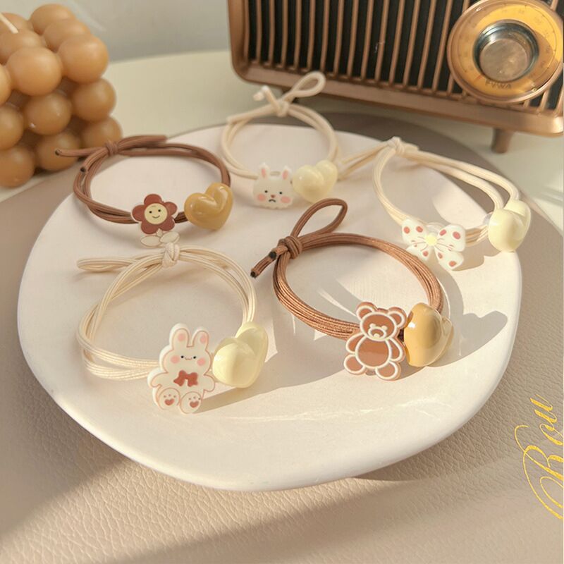 棕色簡約髮圈－商品主圖｜https://igowo.tw/