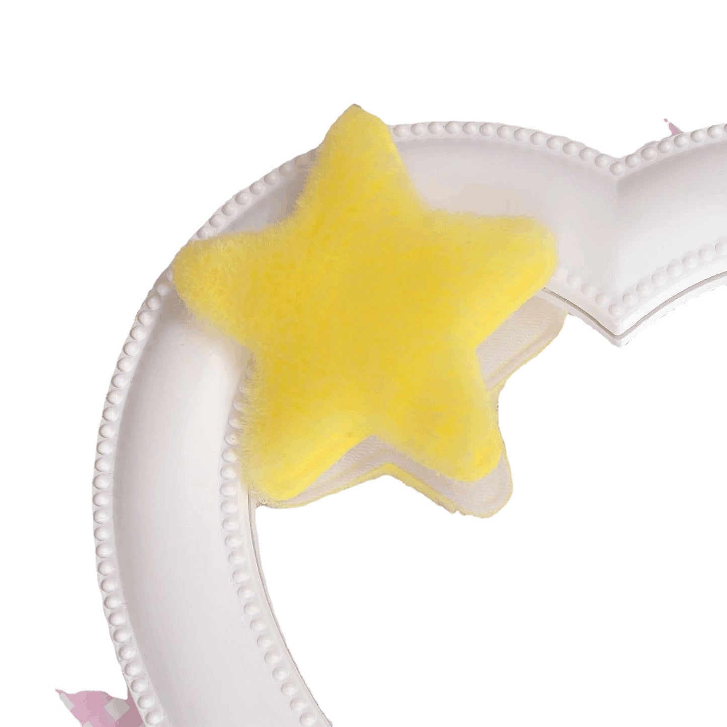 繽紛絨面星星卡通髮夾