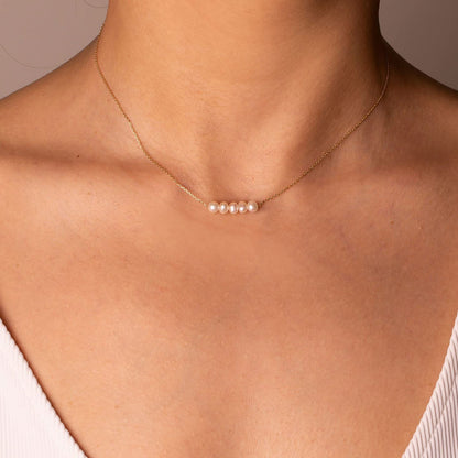 珍珠Y形雙層項鍊