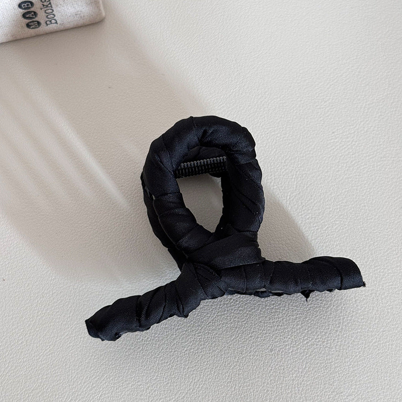 棕色布面纏繞鯊魚夾