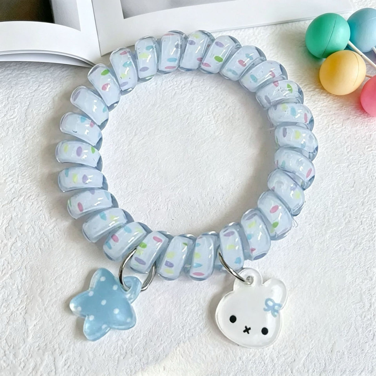 彈力繩草莓兔子髮圈