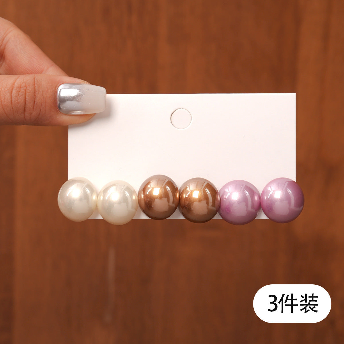 壓克力水滴誇張耳環－細節特寫35｜https://igowo.tw/