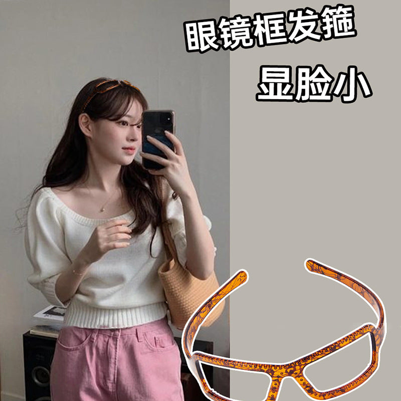 寬版簡約髮箍－商品主圖｜https://igowo.tw/