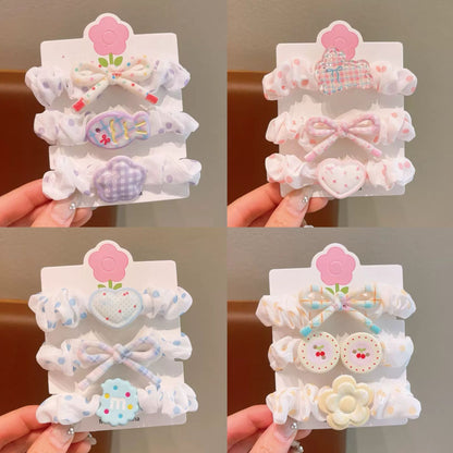 甜點卡通髮圈－商品主圖｜https://igowo.tw/