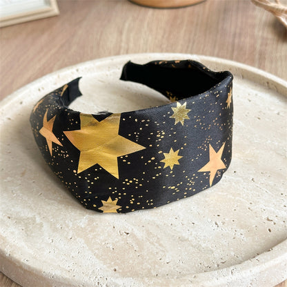 金色星星蝙蝠髮箍