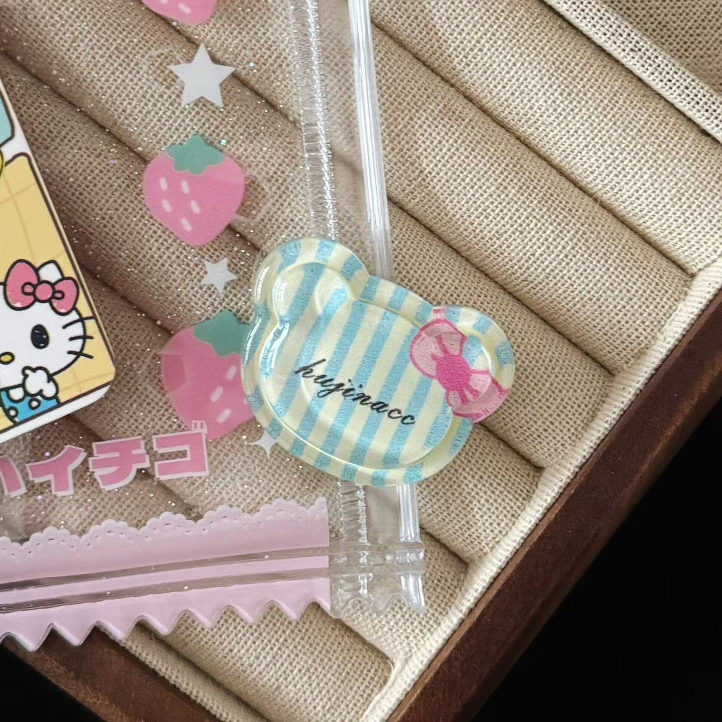 小熊貓咪髮夾