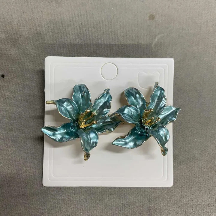 金屬立體耳環