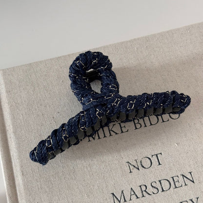 鏈條纏繞簡約鯊魚夾