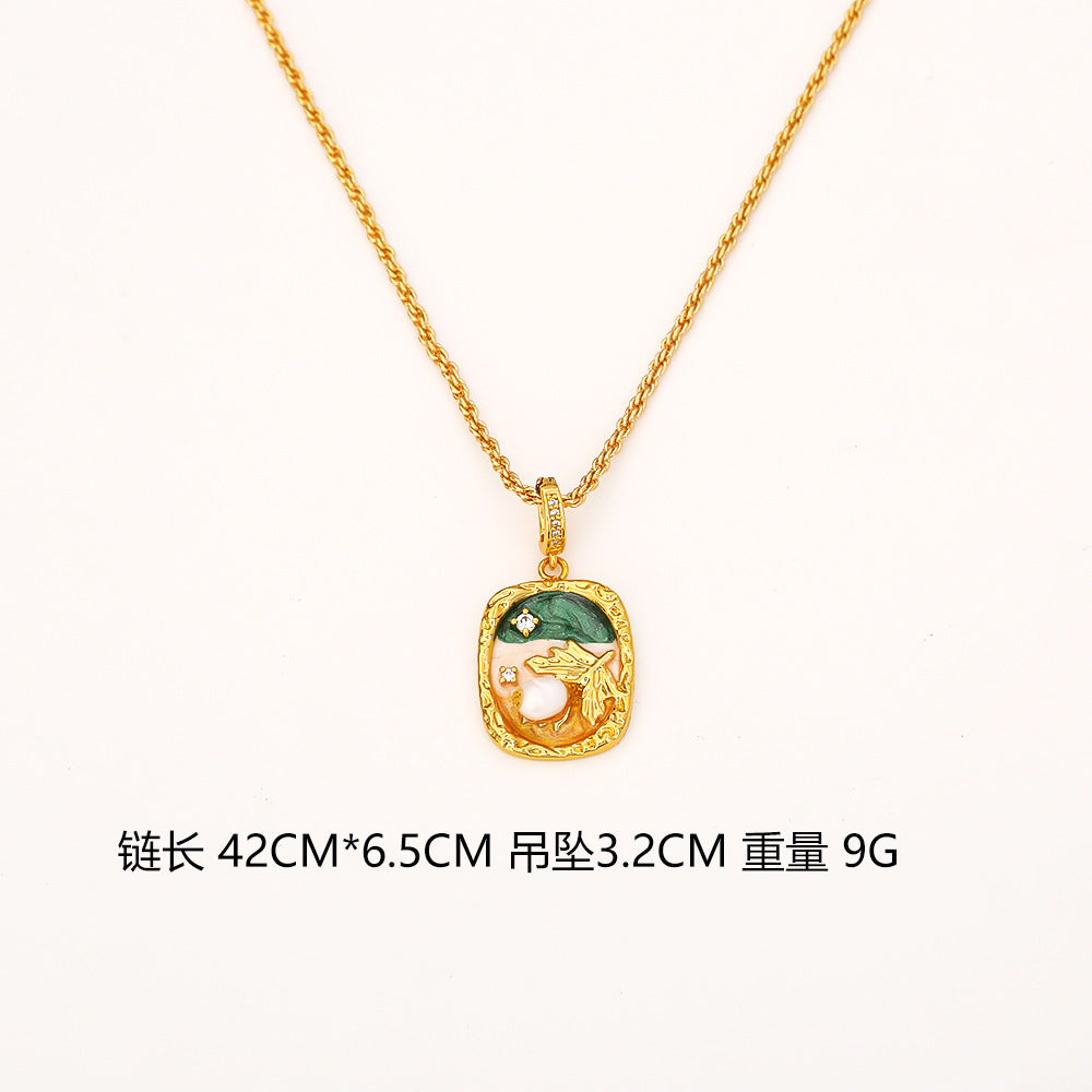 珍珠復古項鍊－細節特寫2｜https://igowo.tw/