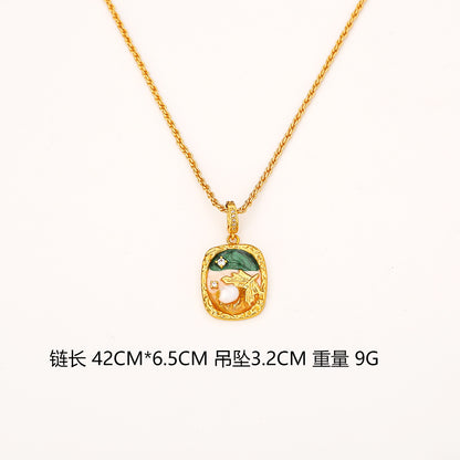 珍珠復古項鍊－細節特寫2｜https://igowo.tw/