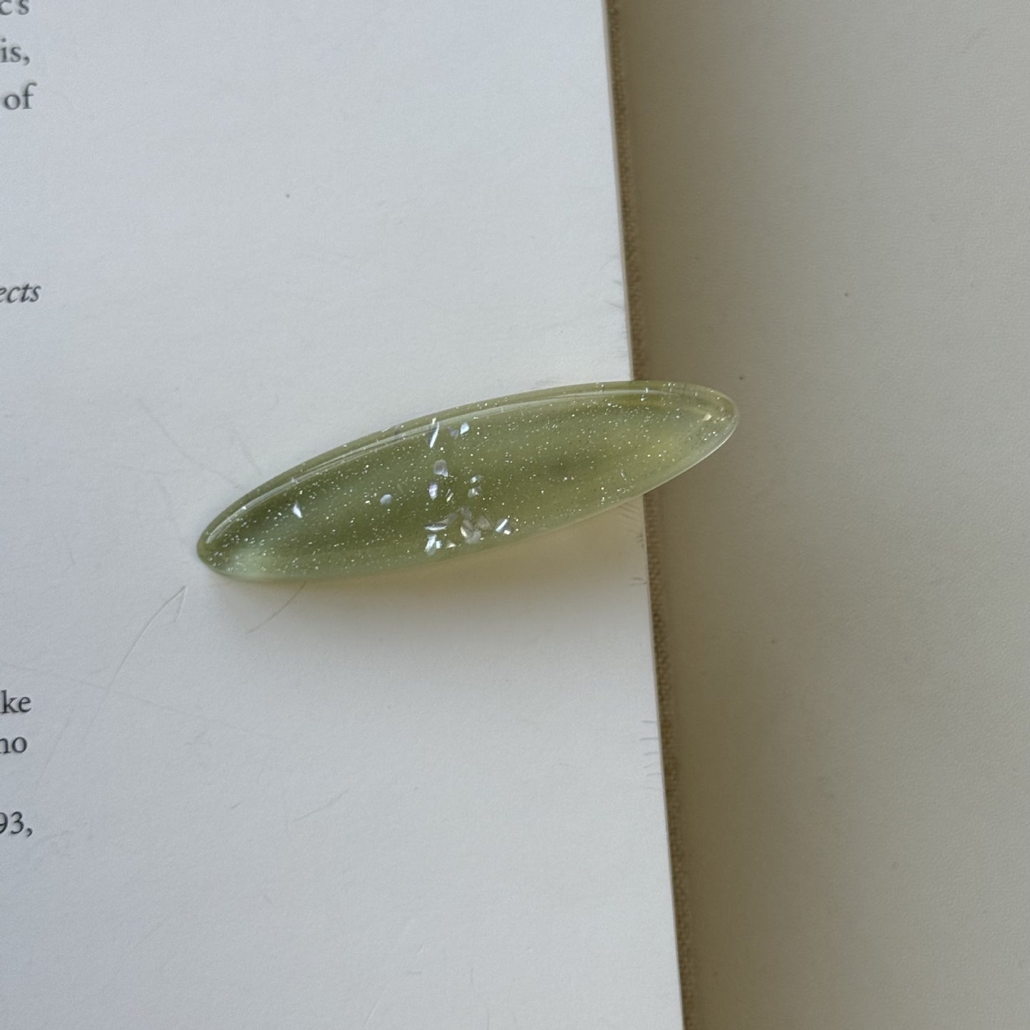 繽紛橢圓髮夾