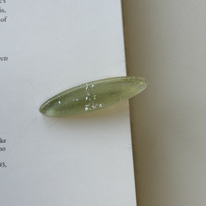 繽紛橢圓髮夾
