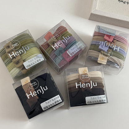 彈力繩簡約髮圈－第二視角實拍｜https://igowo.tw/