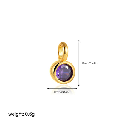 金色鋯石眼睛墜飾項鍊－細節特寫36｜https://igowo.tw/