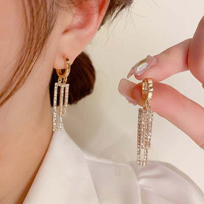 幾何微鑲耳扣－商品主圖｜https://igowo.tw/