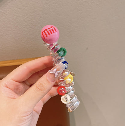彩色簡約髮圈