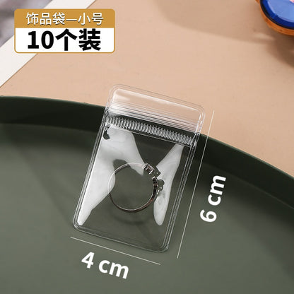 透明簡約耳環