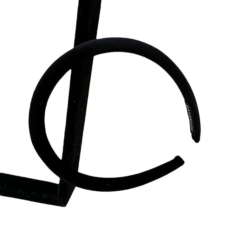 絨面簡約髮箍－細節特寫3｜https://igowo.tw/