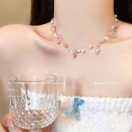 繽紛珍珠串珠層次項鍊－商品主圖｜https://igowo.tw/