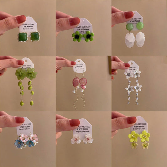 繽紛花朵耳環－商品主圖｜https://igowo.tw/