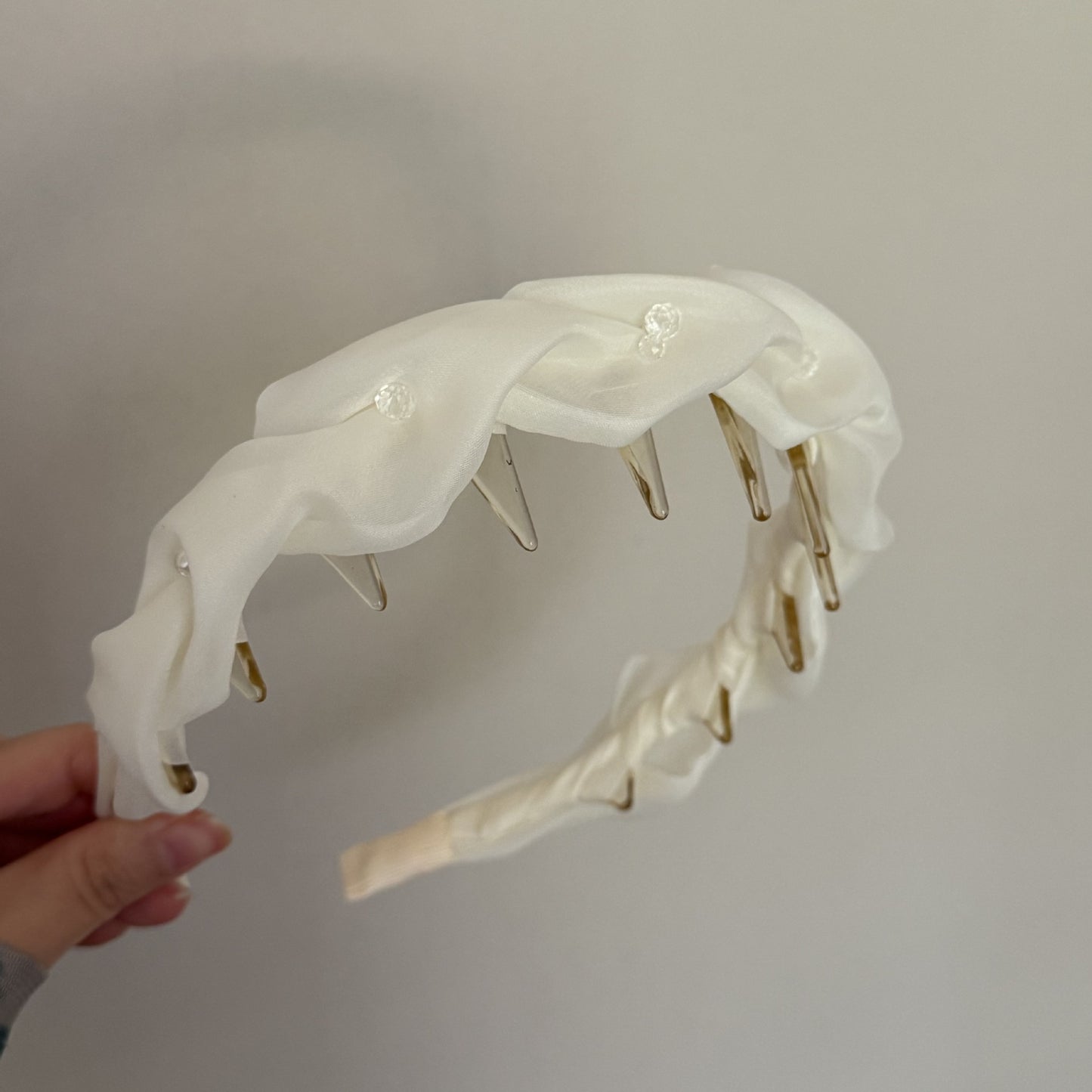珍珠扭紋髮箍